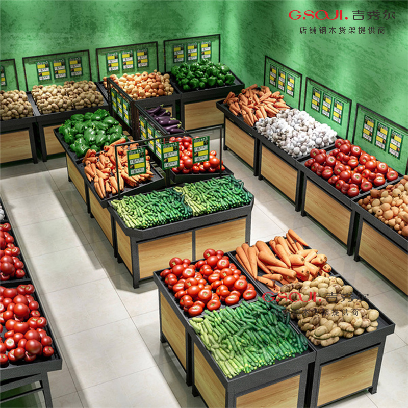蔬菜水果货架 水果店展示柜